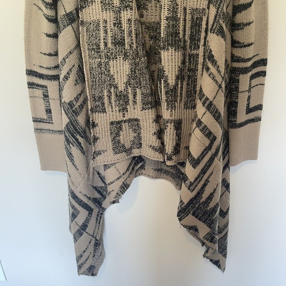 Amuse Society Asymmetrical Cardigan Sweater The Buckle Copper XS - Picture 4 of 7